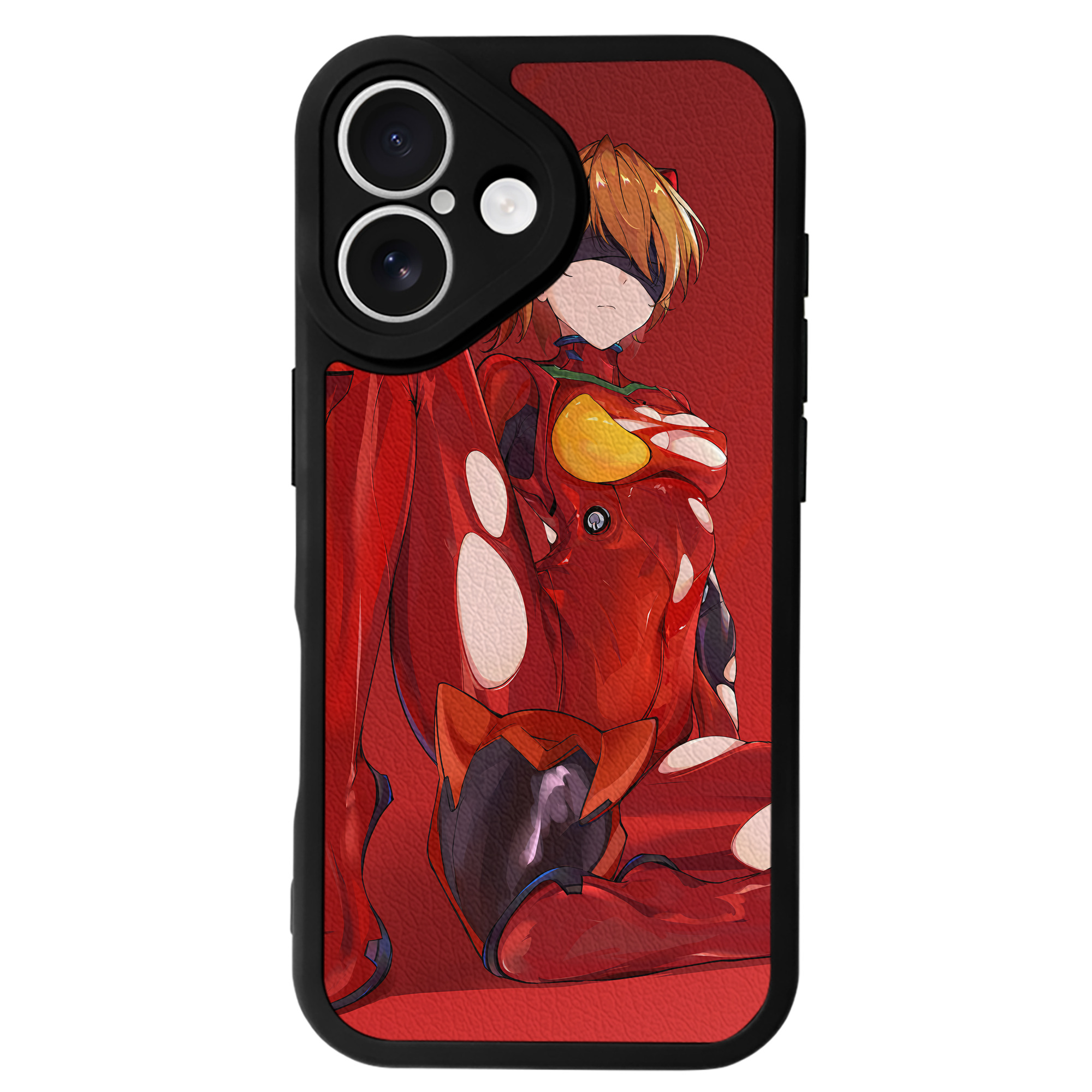 （画像用） EVA 新世紀エヴァンゲリオン 【iPhone 16シリーズ対応】シリコンスマホケース（レザー調） 材質：シリコン